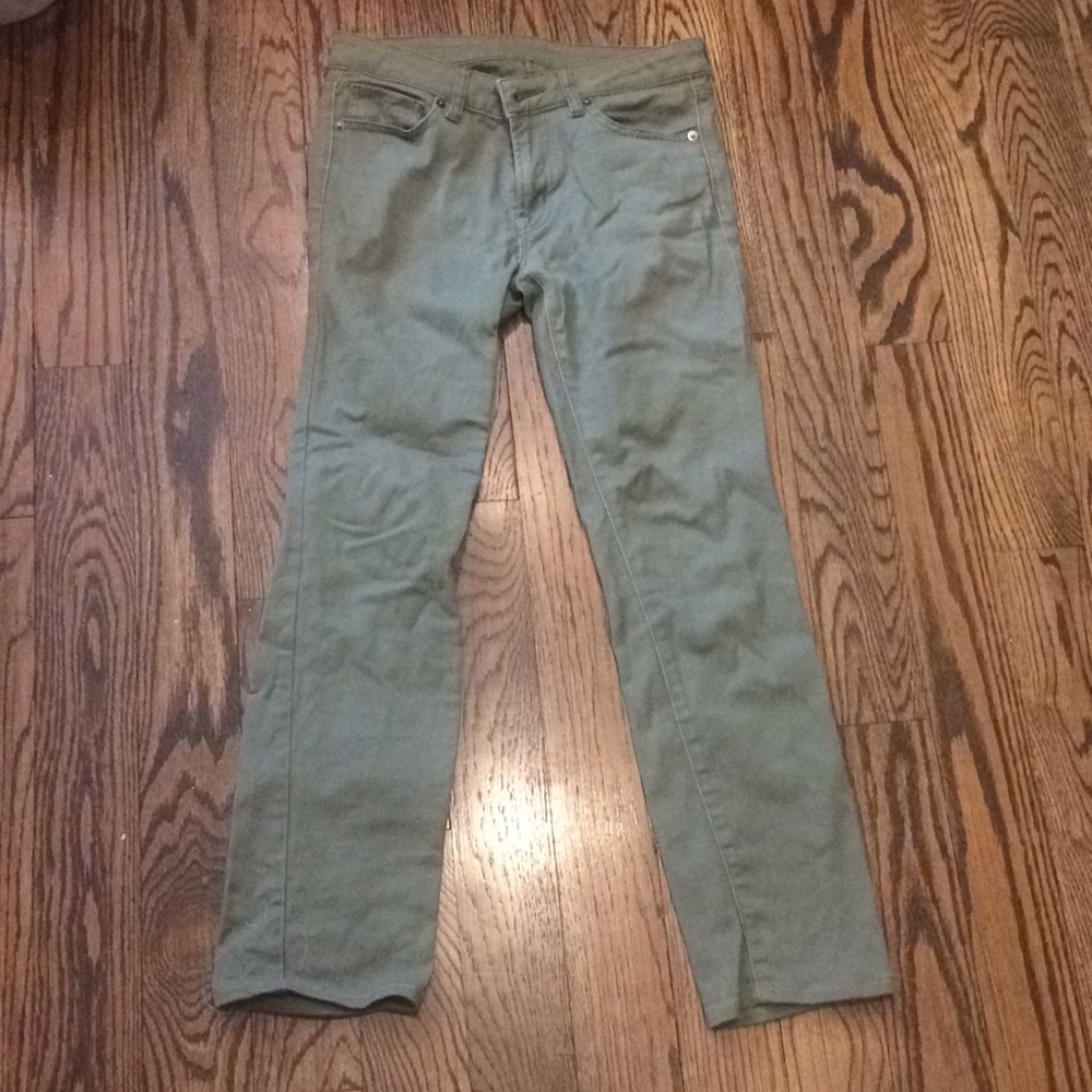 Uniqlo stretch low rise straight leg jeans